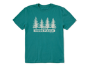 Life is Good Men's Crusher Tee - Trees Please Forest