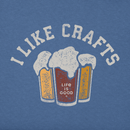 Life is Good Men's Crusher Tee - I Like Crafts