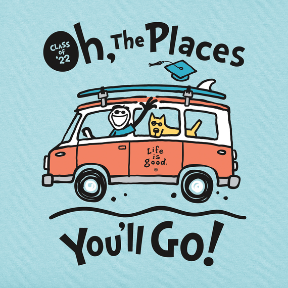 Life is Good x Dr. Seuss Kids' Crusher Tee - Oh the Places Van Class of '22