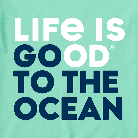 Life is Good Men's Crusher Tee - Life is Good Go to the Ocean