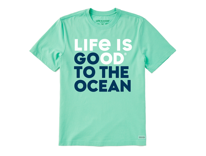 Life is Good Men's Crusher Tee - Life is Good Go to the Ocean