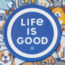 Life is Good Kids' Trucker - Heart of Dogs Pattern