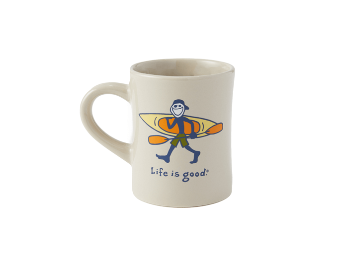 Life is Good Diner Mug - Jake Kayak