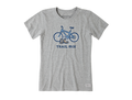Life is Good Women's Crusher Tee - Trail Mix