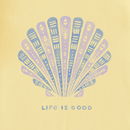 Life is Good Women's Crusher Tee - Tribal Shell