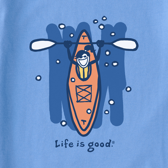 Life is Good Women's Crusher Tee - Jackie Downstream Kayak