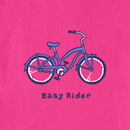 Life is Good Women's Crusher Tee - Easy Rider Bike