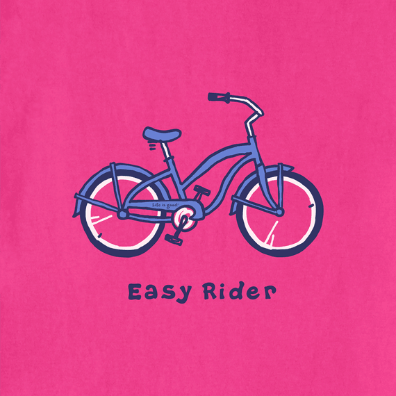 Life is Good Women's Crusher Tee - Easy Rider Bike