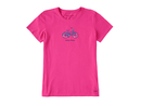 Life is Good Women's Crusher Tee - Easy Rider Bike