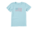 Life is Good Women's Crusher Tee - Golf Flag