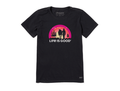 Life is Good Women's Crusher Tee - Sundown Horse Walk