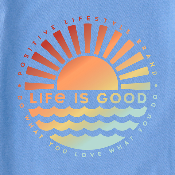 Life is Good Women's Crusher Lite Tee - Sunset on the Water