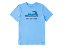 Life is Good Men's Crusher Tee - Just Add Water Pontoon Boat