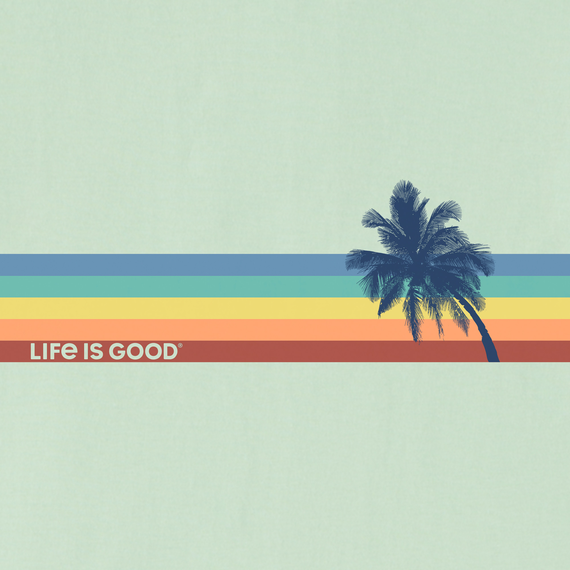 Life is Good Men's Crusher Tee - Spectrum Palm