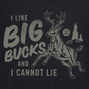 Life is Good Men's Crusher Tee - I Like Big Bucks