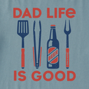 Life is Good Men's Long Sleeve Crusher Tee - Dad LIG Grilling