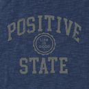 Life is Good Men's Textured Slub Hoodie - Positive State