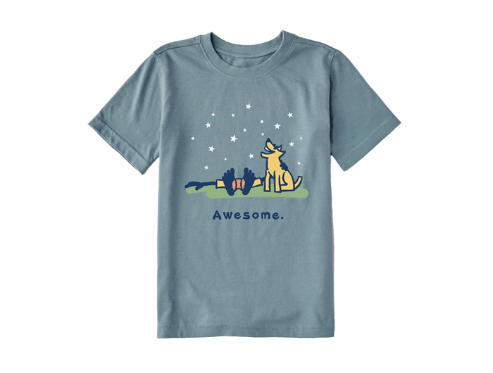 Life is Good Kids' Crusher Tee - Awesome