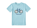 Life is Good Kids' Crusher Tee - Flower Bike