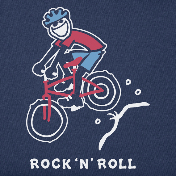 Life is Good Kids' Crusher Tee - Jake Rock n Roll Bike