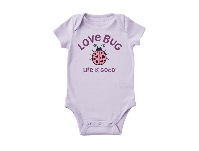 Life is Good Infant Crusher Baby Bodysuit - Love Bug