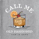 Life is Good Men's Crusher Lite Tee - Call Me Old Fashioned