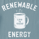 Life is Good Men's Crusher Lite Tee - Renewable Energy Mug