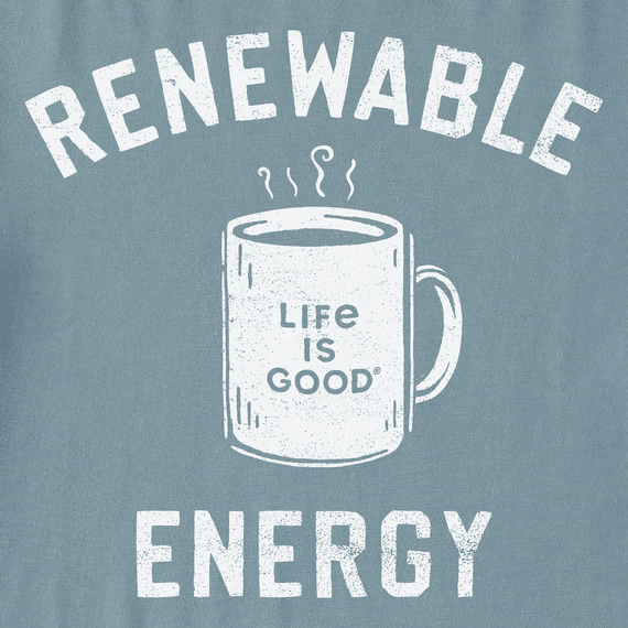 Life is Good Men's Crusher Lite Tee - Renewable Energy Mug