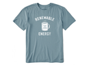 Life is Good Men's Crusher Lite Tee - Renewable Energy Mug