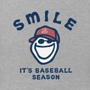 Life is Good Kid's Crusher Tee - Jake Smile It's Baseball Season