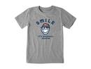 Life is Good Kid's Crusher Tee - Jake Smile It's Baseball Season