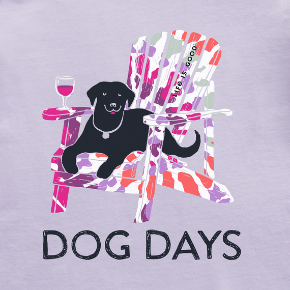 Life is Good Women's Crusher Lite Tank - Tie Dye Dog Days