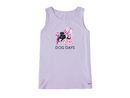Life is Good Women's Crusher Lite Tank - Tie Dye Dog Days