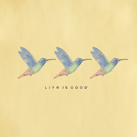 Life is Good Women's Crusher Lite Tank - Three Hummingbirds