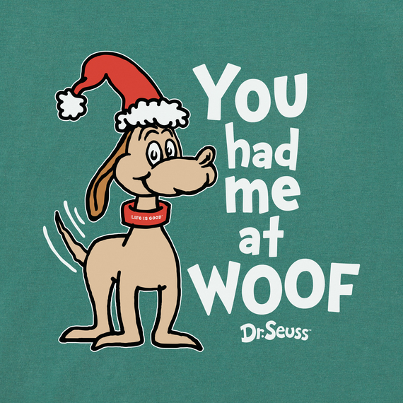 Life is Good x The Grinch Kids' Crusher Tee - Max You Had Me at Woof