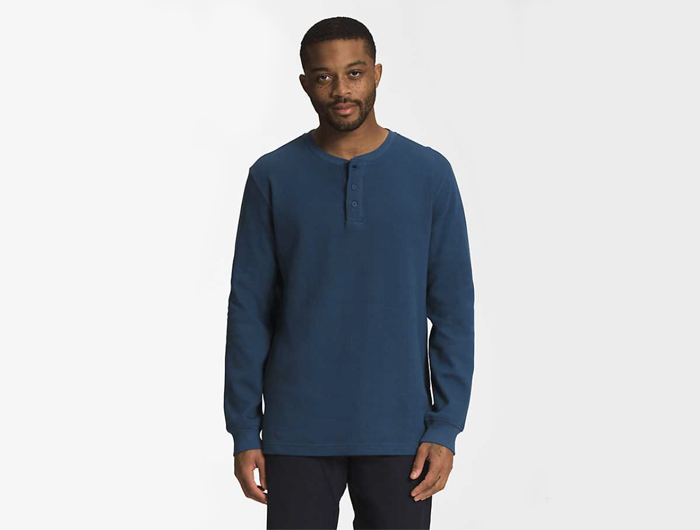 The North Face Men's Long Sleeve Waffle Henley
