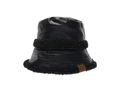 C.C Women's Faux Leather Shearling Bucket Hat
