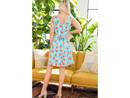 LA Soul Women's V-Back Day Dress w/ Tie
