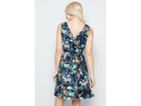 LA Soul Women's V-Back Day Dress w/ Tie