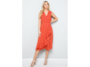 LA Soul Women's Frill Wrap Dress