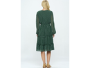 LA Soul Women's Long Sleeve Tiered Dress - FINAL SALE