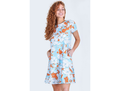 Yelete Women's Floral Blossom T-Shirt Dress