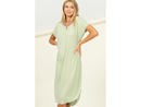Double Zero Women's High Low Shirt Dress