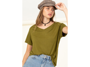 Double Zero Women's Relaxed V-Neck Tee
