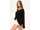Double Zero Women's Drop Shoulder Long Sleeve Tee