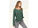 Double Zero Women's Drop Shoulder Long Sleeve Tee