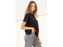 Double Zero Women's Relaxed Short Sleeve Crew Neck Tee