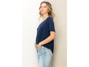 Double Zero Women's Relaxed V-Neck Tee