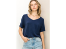 Double Zero Women's Relaxed V-Neck Tee