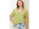 Double Zero Women's Relaxed V-Neck Tee